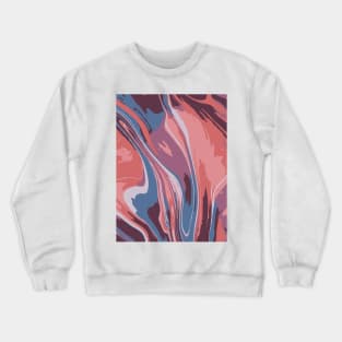 Abstract Fluid Painting Crewneck Sweatshirt